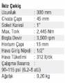 OPT-P 318 1'' Somun Sökme Tabancası