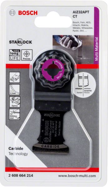 Bosch - Starlock - AIZ 32 APT - Karpit Çoklu Malzeme İçin Daldırmalı Testere Bıçağı 1'li 2608664214