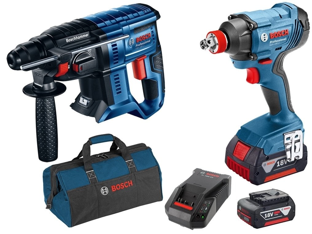 BOSCH GDX 180 LI + GBH 180-LI  PRO-MİX MEGA SET