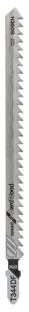 Bosch - Hızlı Kesim Serisi Sert Ahşap İçin T 344 DF Dekupaj Testeresi Bıçağı - 5'Li Paket 2608634243