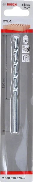 Bosch - cyl-1 Serisi, Beton Matkap Ucu 8*120 mm 2608590078