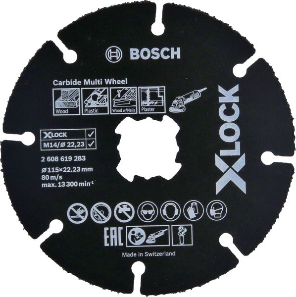 Bosch - X-LOCK - Carbide Multi Wheel 115 mm 10'lu 2608619368