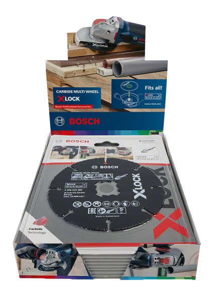 Bosch - X-LOCK - Carbide Multi Wheel 115 mm 10'lu 2608619368