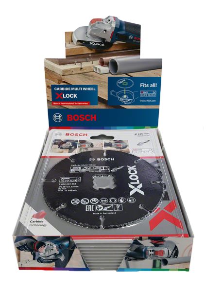 Bosch - X-LOCK - Carbide Multi Wheel 125 mm 10'lu 2608619369