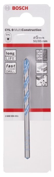 Bosch - cyl-9 Serisi Çok Amaçlı Matkap Ucu 5*85 mm 2608596051