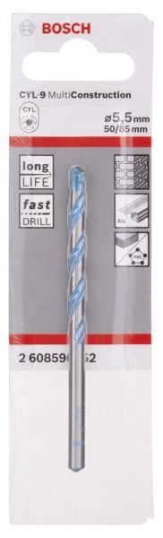 Bosch - cyl-9 Serisi Çok Amaçlı Matkap Ucu 5,5*85 mm 2608596052