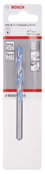 Bosch - cyl-9 Serisi Çok Amaçlı Matkap Ucu 7*100 mm 2608596054