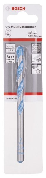 Bosch - cyl-9 Serisi Çok Amaçlı Matkap Ucu 8*120 mm 2608596055