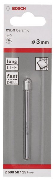 Bosch - cyl-9 Serisi Seramik Matkap Ucu 3*70 mm 2608587157