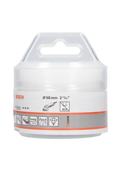 Bosch - X-LOCK - Best Serisi, Taşlama İçin Seramik Kuru Elmas Delici 68*35 mm 2608599022