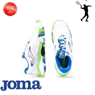 Break Men 2302 Beyaz / Mavi - Joma Erkek Tenis Ayakkabısı