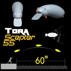 TORA Scepter 55 5.5cm 9gr Maket Balık