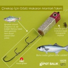 Evostar Gözlü Makaron Mantarlı Çinekop Lüfer Takımı LT5