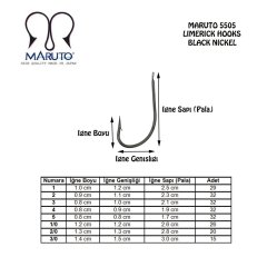 Maruto 5505 Bronz Olta İğnesi