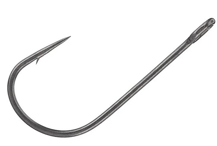 Hayabusa FF301 Power Stage Single Hook - No. 4/0, Matte Black (5 Pack)