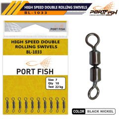 Portfish BL-1033 High Speed Double Rolling Swivels
