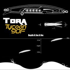 Tora Tycoon 90F 9cm 9gr Maket Balık