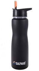 Eco Vessel Aqua Vessel Insulated Filtre Bottle Termos 0.75 Litre-SİYAH