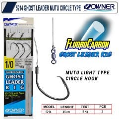 Owner 5214 Ghost Leader Mutu Circle Type Black Chrome