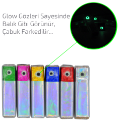 Evostar Makaron Kaplı Renkli Kafalı 10 Adet Çinekop Mantarı