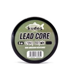 Kudos Lead Core Camo Brown 5m 35 Lb.