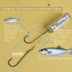 Evostar Makaron Mantarlı Yemli Çinekop Lüfer Takımı LT3