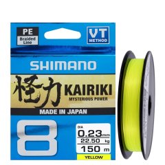 Shimano Kairiki 8 150M Yellow Örgü İp Misinası