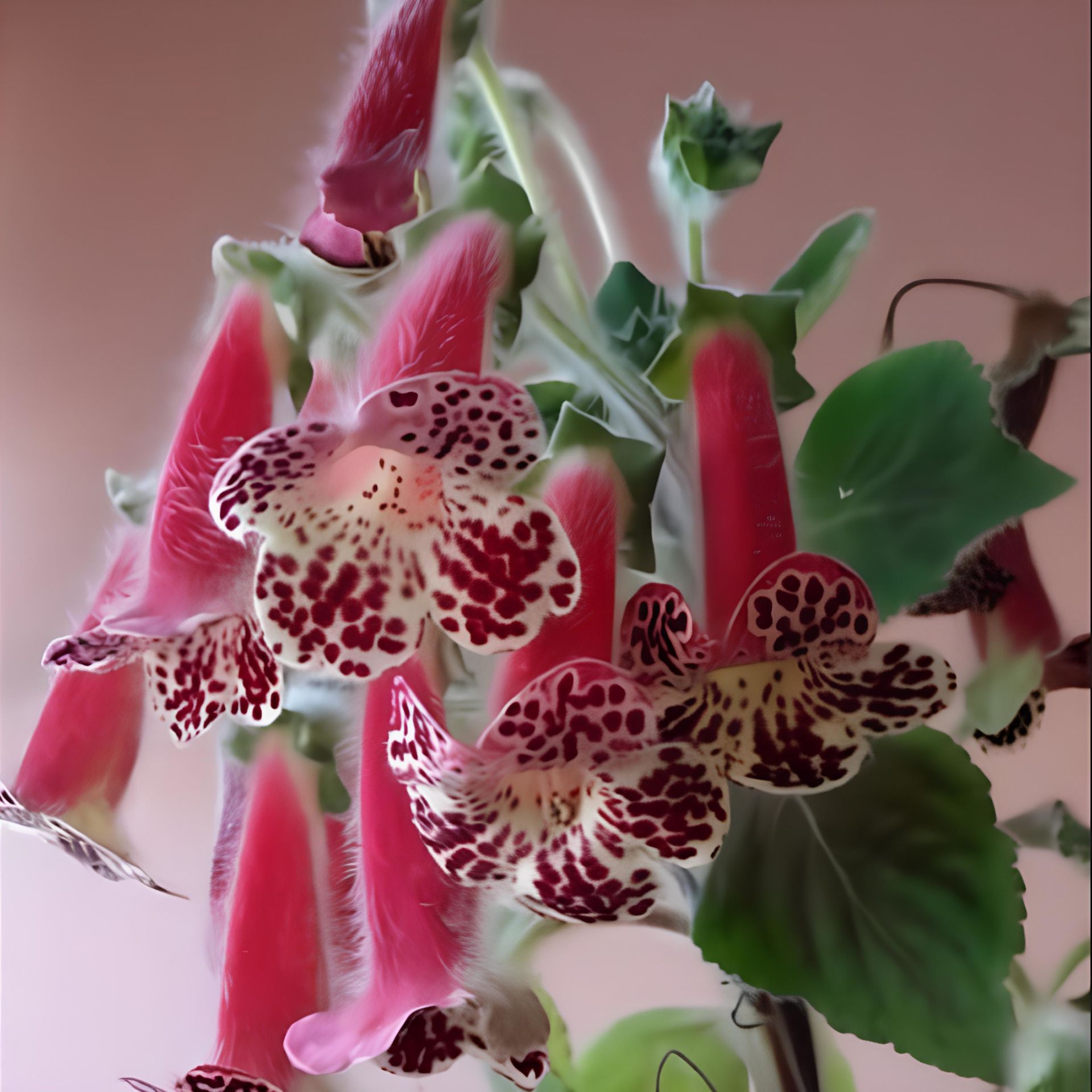 Koleksiyonluk Bibi  Kohleria Japon Küpelisi Çiçeği Fidesi (Mini Saksıda)