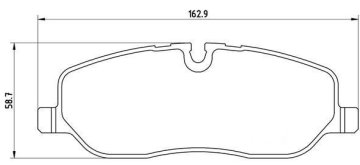 ren Balatası 3.0 TD6 177 Beygir Şase No 6A000001'dan Sonraki Araçlar 2002-2012 BREMBO