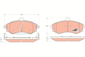 Hyundai Elantra Ön Fren Balatası 2001-2003 TRW