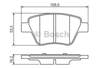 Volkswagen Caddy Arka Fren Balatası 2.0 TDI 2011-2015 BOSCH