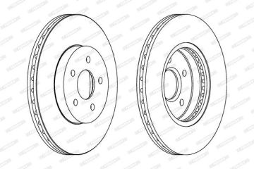 Ford Mondeo 3 Ön Fren Diski 300 mm Çap 2001-2007 FERODO