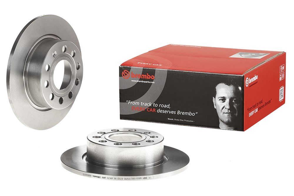 Skoda Octavia 3 Arka Fren Diski 1.2 TSI 253 mm Çap Manuel El Freni İçin 2013-2020 BREMBO