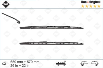 BMW 5 Serisi E39 Kasa Ön Silecek Seti Sağ Sol Takım 1996-2003 SWF