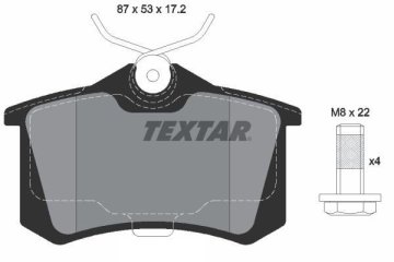 Audi A6 Ön Fren Balatası 288 mm Disk İçin 1997-2004 TEXTAR