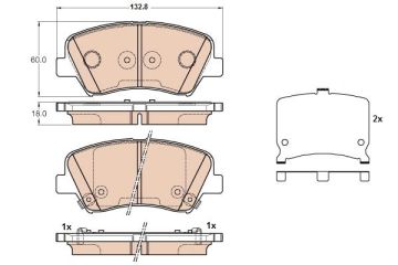 Hyundai Elantra Ön Fren Balatası 2011-2016 TRW