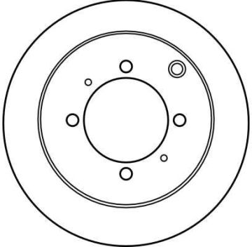 Mitsubishi Lancer Arka Fren Diski 262 mm Çap 4 Bijon 2004-2007 TRW