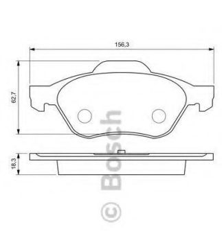 Renault Laguna 3 Ön Fren Balatası 1.5 dci 2008-2015 BOSCH