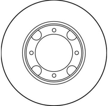 Hyundai Accent Ön Fren Diski 242 mm Çap 1995-2000 TRW