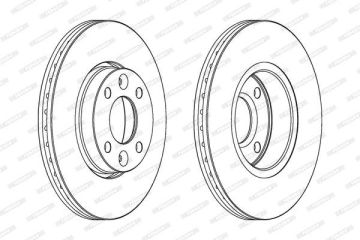 Renault Clio 3 Ön Fren Diski 1.4 16V 260 mm Çap 2006-2012 FERODO