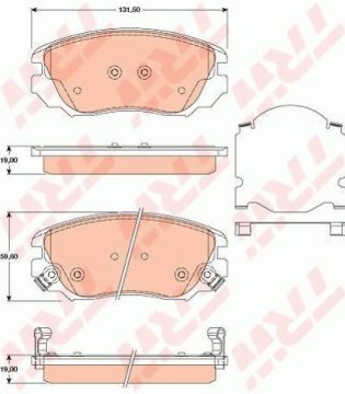 Opel Insignia Ön Fren Balatası 1.6 16V 115 Beygir 2008-2016 TRW