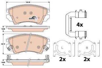 Opel Insignia Ön Fren Balatası 1.6 Turbo 180 Beygir 2008-2016 TRW