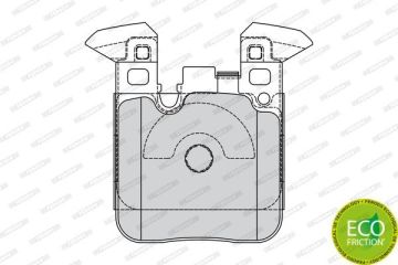 BMW 1 Serisi F20 Kasa M Performance Arka Fren Balatası 2012-2019 FERODO