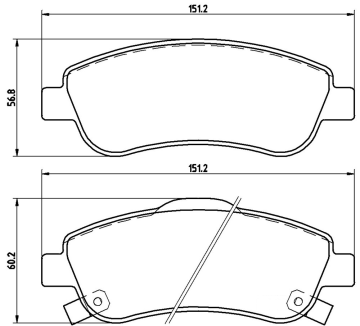 Honda CR-V Ön Fren Balatası 2.0i 155 Beygir 2012-2016 BREMBO