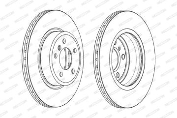 BMW 5 Serisi F10 Kasa 520i Ön Fren Diski 330mm Çap 2011-2016 FERODO