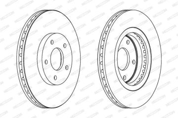 Nissan Qashqai Ön Fren Diski 1.6 dci 296 mm Çap 2007-2013 FERODO