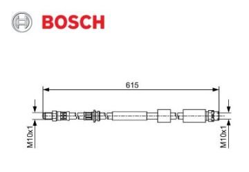 BMW 1 Serisi F20 Kasa Ön Fren Hortumu 2012-2019 BOSCH