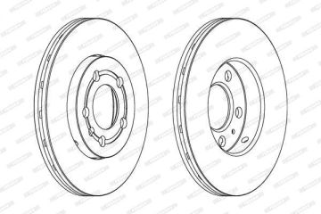 Audi A3 Ön Fren Diski 1.6 102 Beygir 256 mm Çap 1996-2003 FERODO