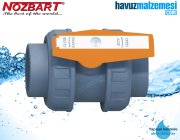 Yapıştırma Küresel Asit Vanası PVC Nozbart