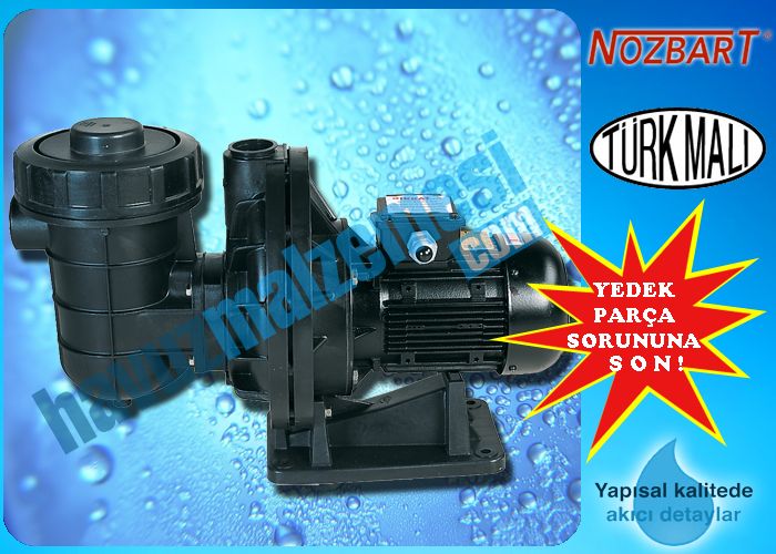 Nozbart Asit Pompası 1 HP Monofaze -17 Ton/saat